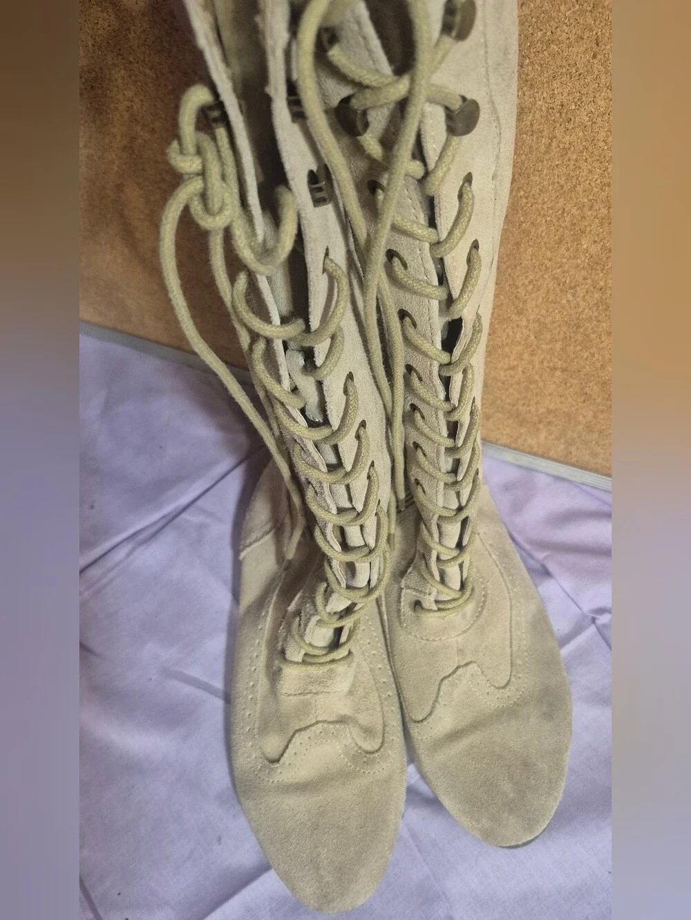 Aelin Leather Boot in Distressed Tan